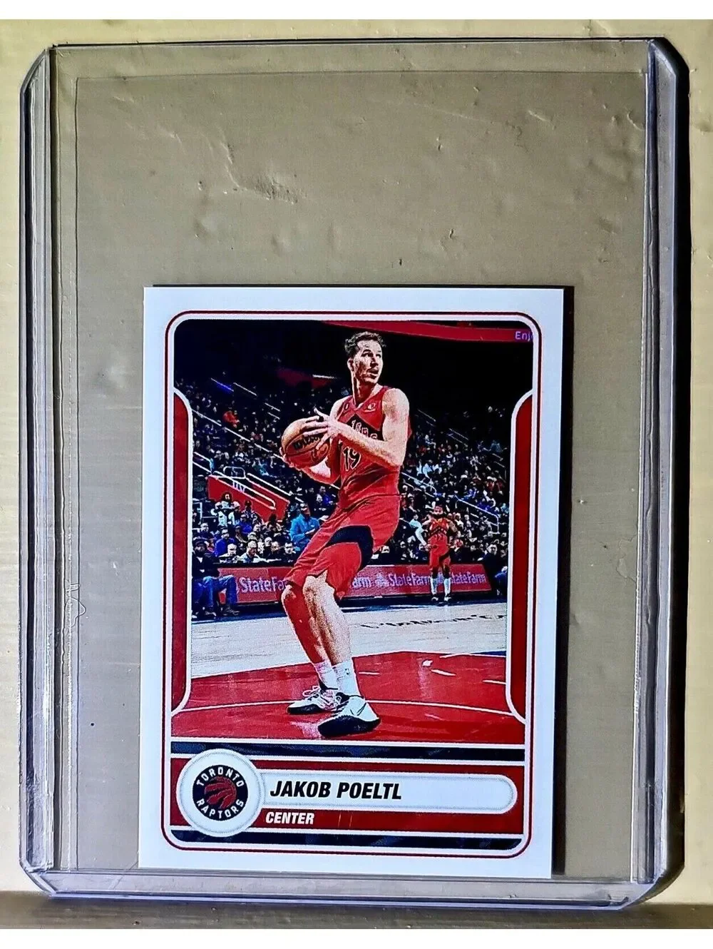 2023-24 Jakob Poeltl Panini NBA Basketball #278 Sticker Toronto Raptors